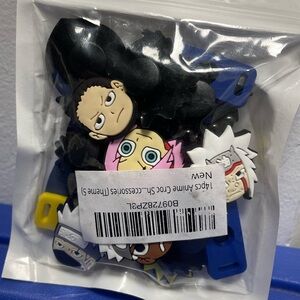 New in Package Anime Naruto Inspired Shoe Charms For Crocs pack of 14